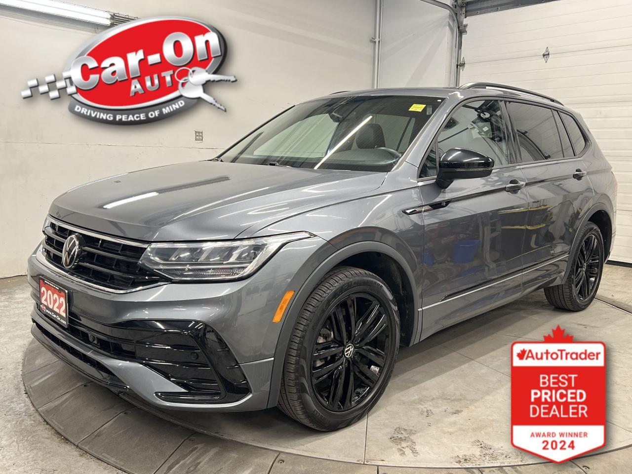 Used 2022 Volkswagen Tiguan COMFORTLINE R-LINE BLACK AWD|HTD LEATHER|PANO ROOF for sale in Ottawa, ON