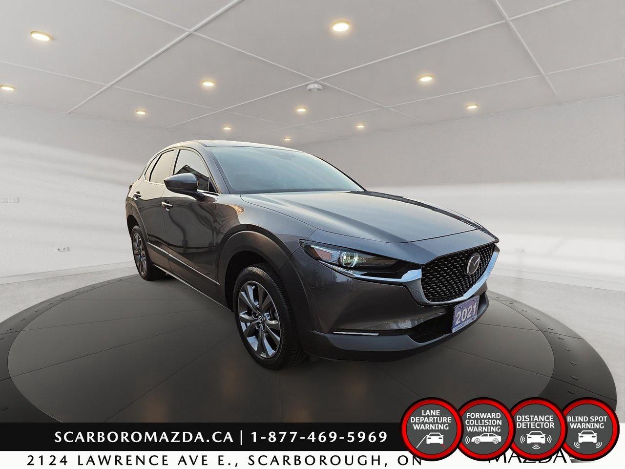 Used 2021 Mazda CX-30 CPO|AWD|SUNROOF|LEATHER|NAV for sale in Scarborough, ON