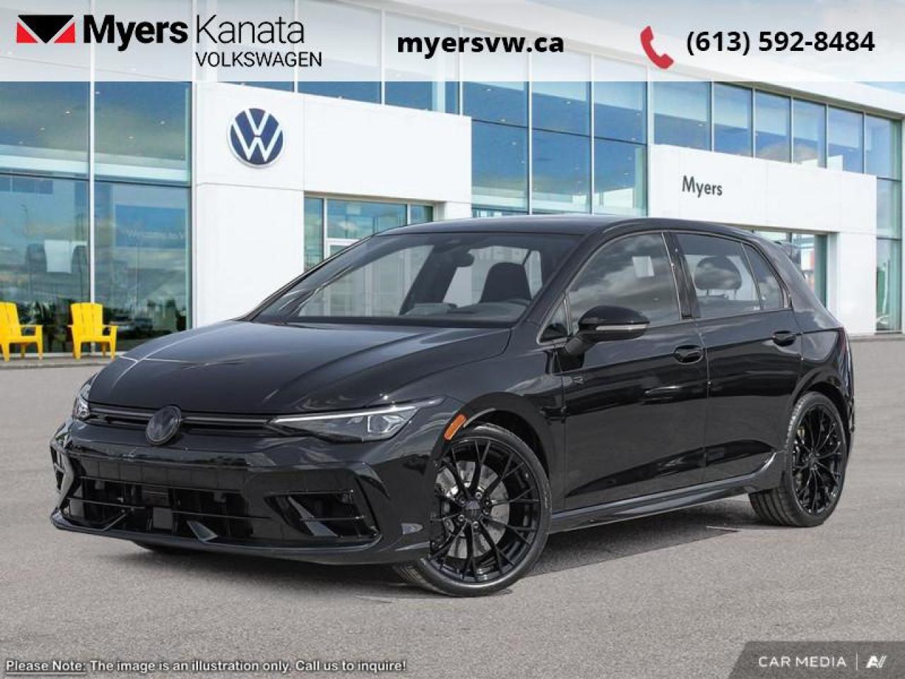 New 2025 Volkswagen Golf R Black Edition  -  HUD -  Navigation for sale in Kanata, ON