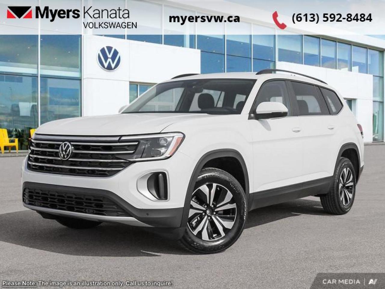 New 2025 Volkswagen Atlas Comfortline 2.0 TSI  - Cooled Seats for sale in Kanata, ON