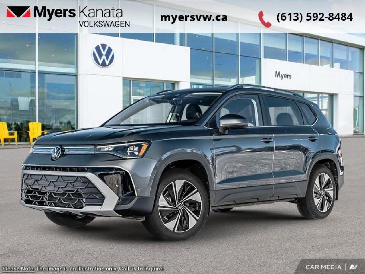 New 2025 Volkswagen Taos Comfortline  - Sunroof for sale in Kanata, ON