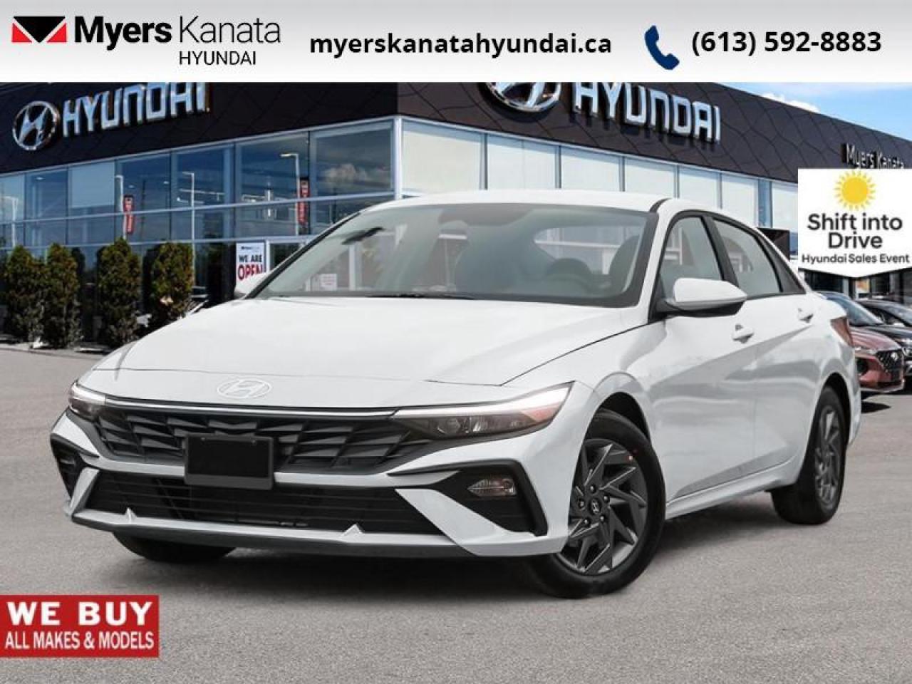 New 2025 Hyundai Elantra Essential   - Heated Seats - $97.32 /Wk for sale in Kanata, ON