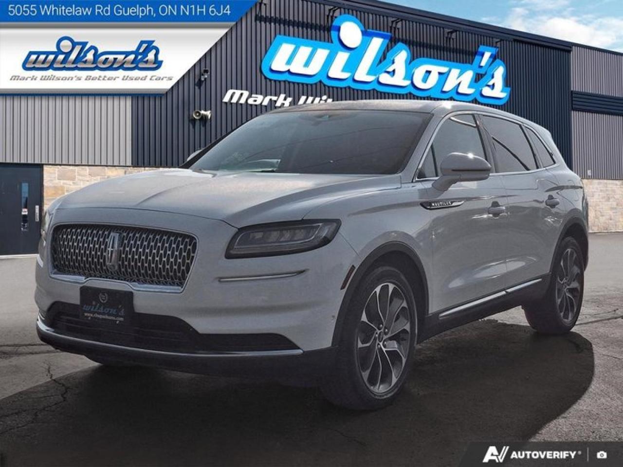 Used 2022 Lincoln Nautilus Reserve AWD | 201A Group | 360 Camera | 13.2 TouchScreen | Pano Sunroof | Wireless Charging | for sale in Guelph, ON