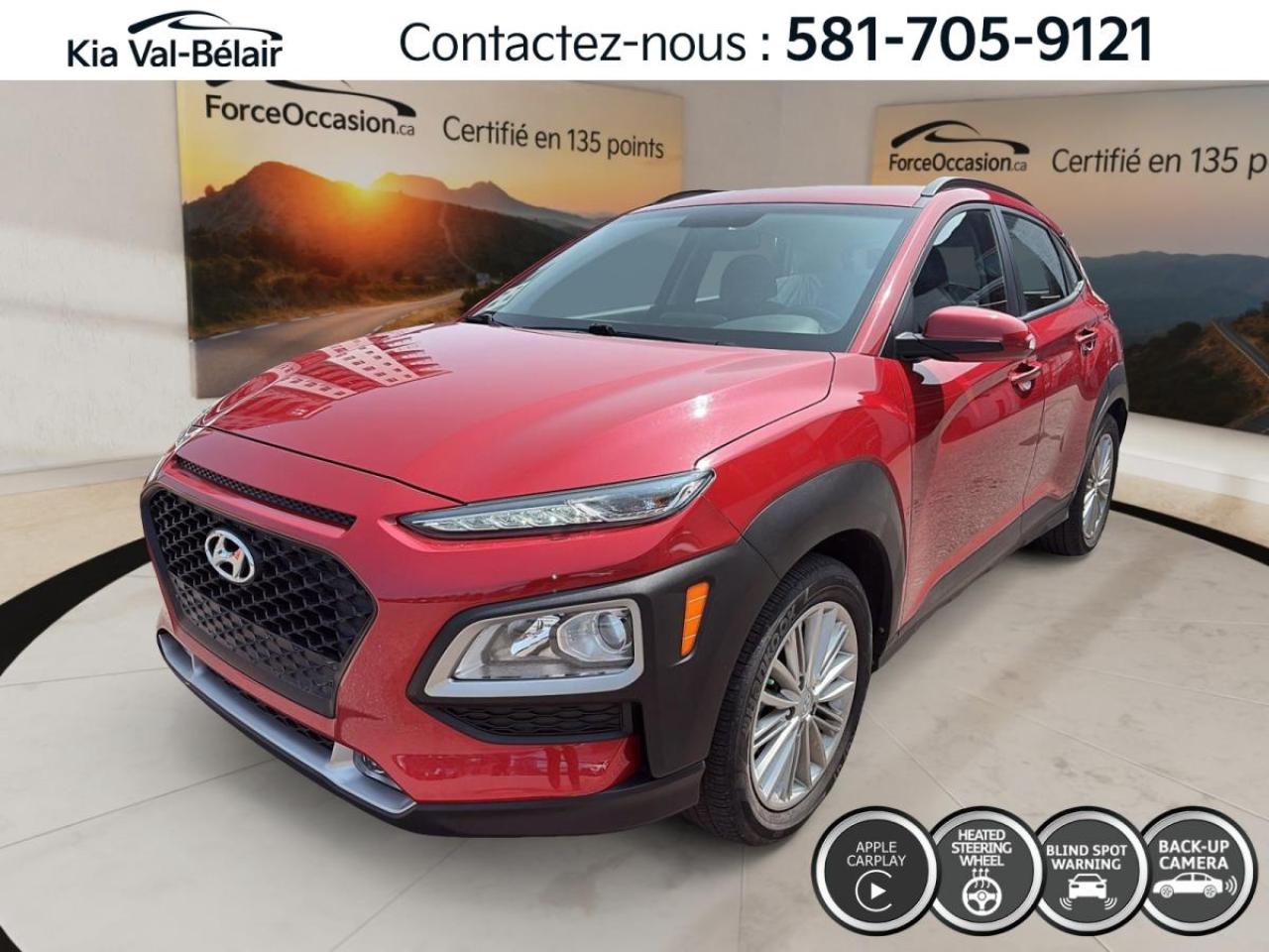 Used 2018 Hyundai KONA PREFERRED *FWD *CRUISE *CAMERA *CARPLAY *GPS *A/C for sale in Québec, QC