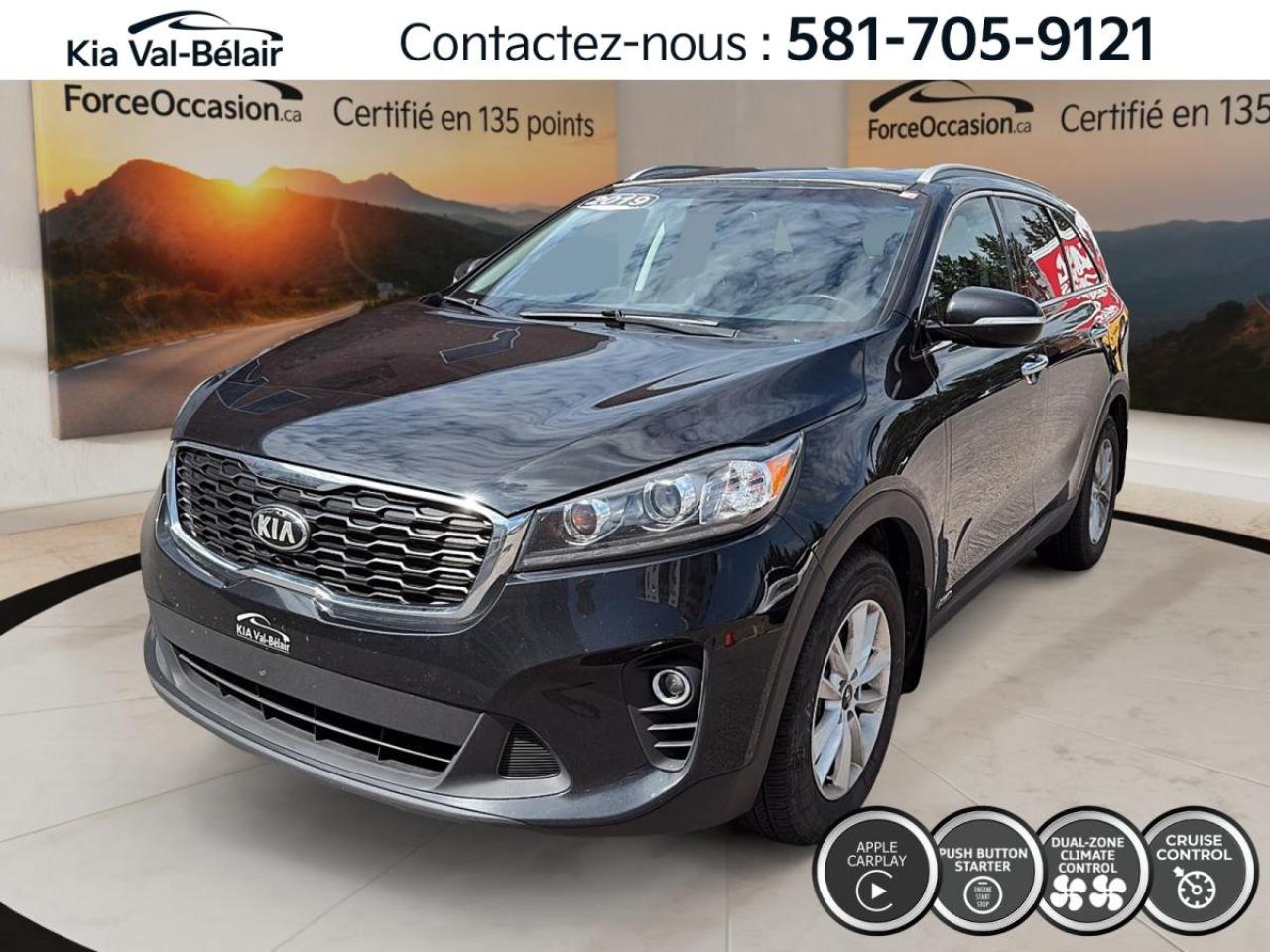 Used 2019 Kia Sorento LX *AWD *V6 *290HP *CARPLAY *BI-ZONE *SIEGES/VOLANT CHAUFF for sale in Québec, QC