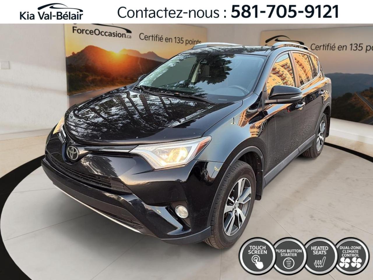 Used 2018 Toyota RAV4 XLE *AWD *TOIT *CRUISE *CAMERA *CARPLAY *BI-ZONE for sale in Québec, QC