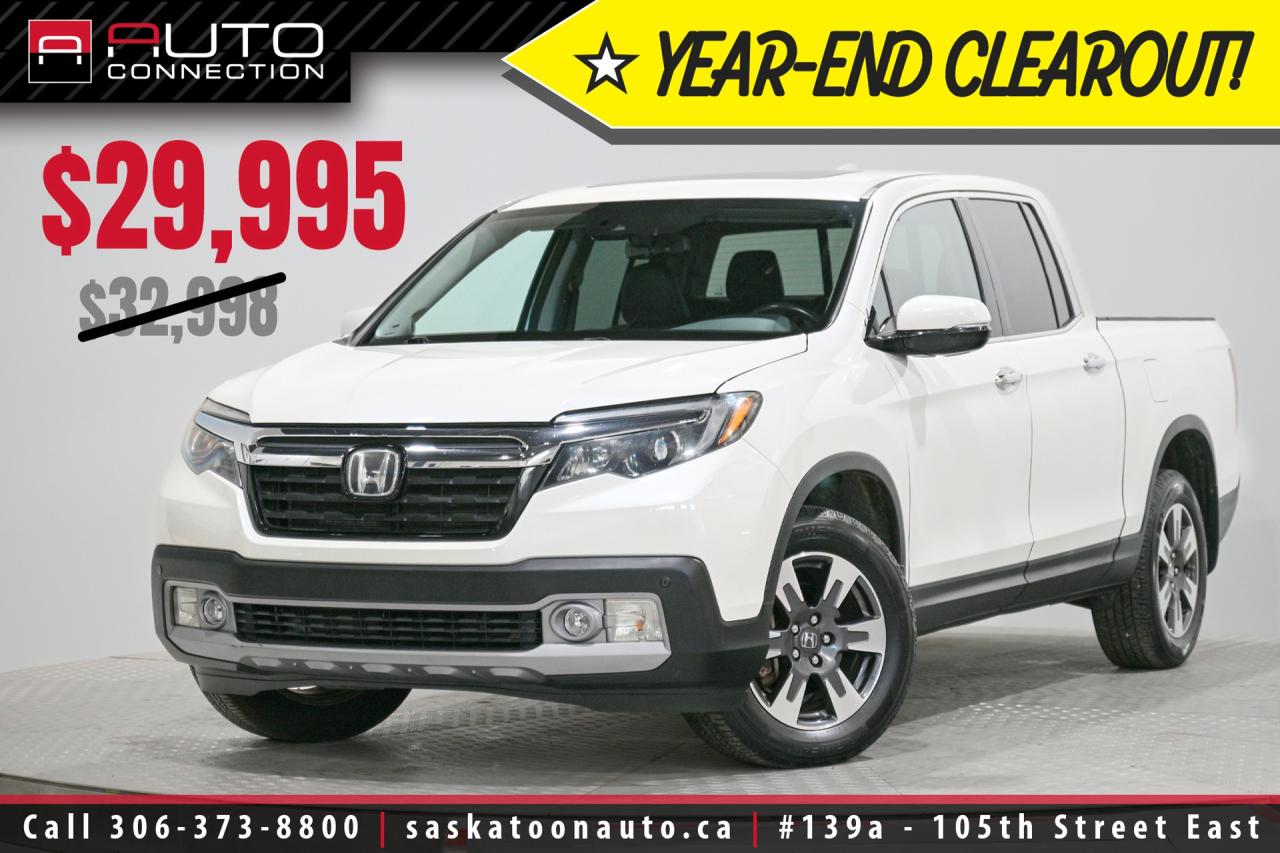 Used 2017 Honda Ridgeline Touring - AWD - ACCIDENT FREE - COOLED SEATS - ADAPTIVE CRUISE - CARPLAY for sale in Saskatoon, SK