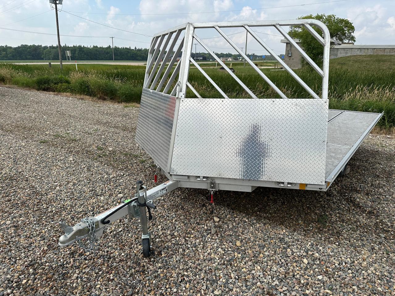 2023 Mission Aluminum MFS 101X12 CROSSOVER  8.5' x 12' Mission Tilting Sled Trailer Photo0