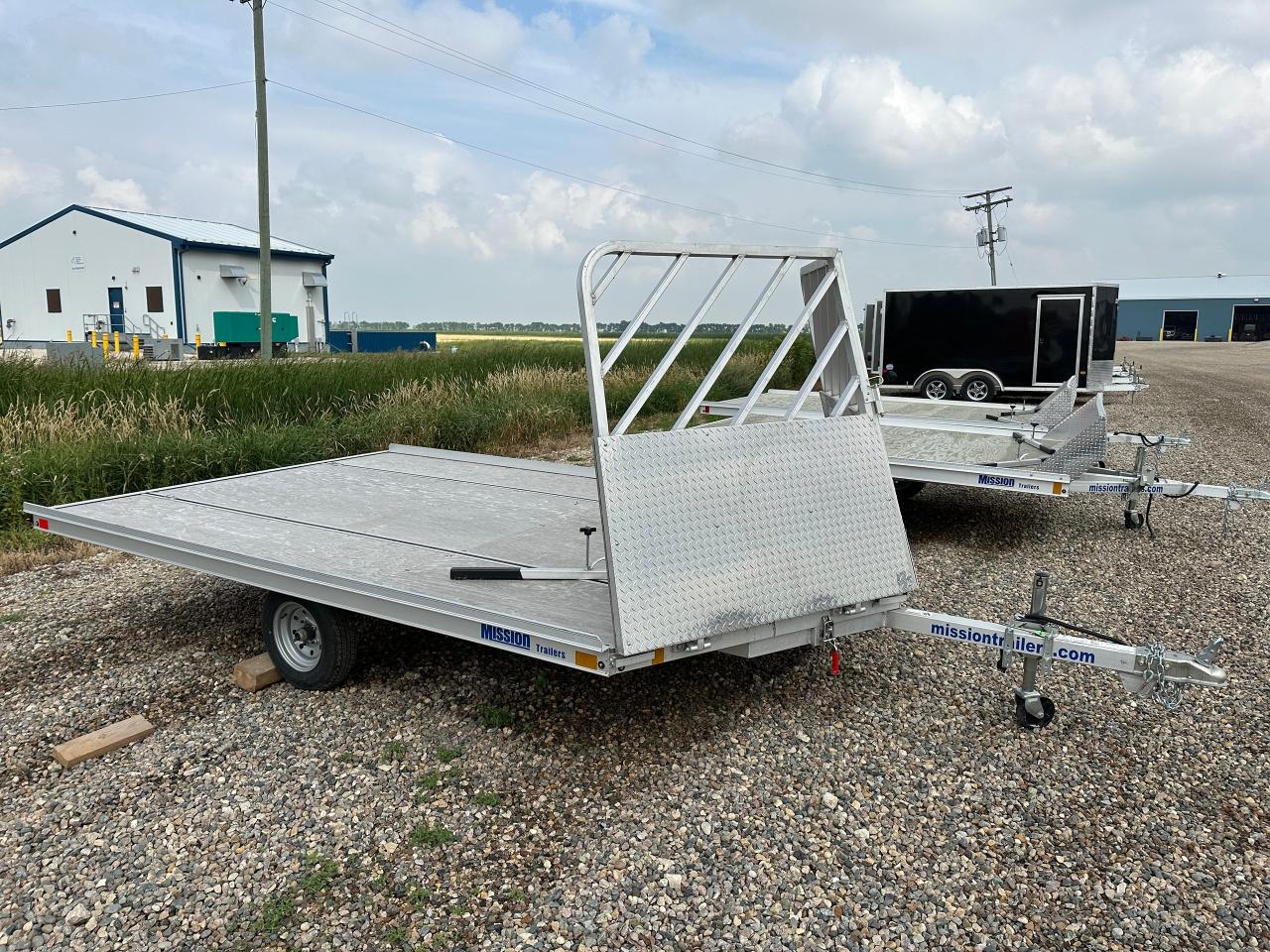 2023 Mission Aluminum MFS 101X12 CROSSOVER  8.5' x 12' Mission Tilting Sled Trailer Photo1