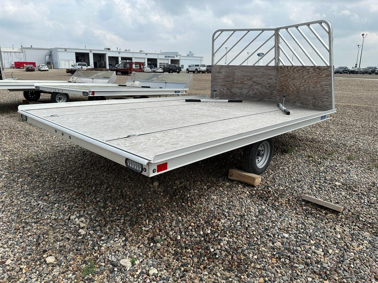 2023 Mission Aluminum MFS 101X12 CROSSOVER  8.5' x 12' Mission Tilting Sled Trailer Photo2