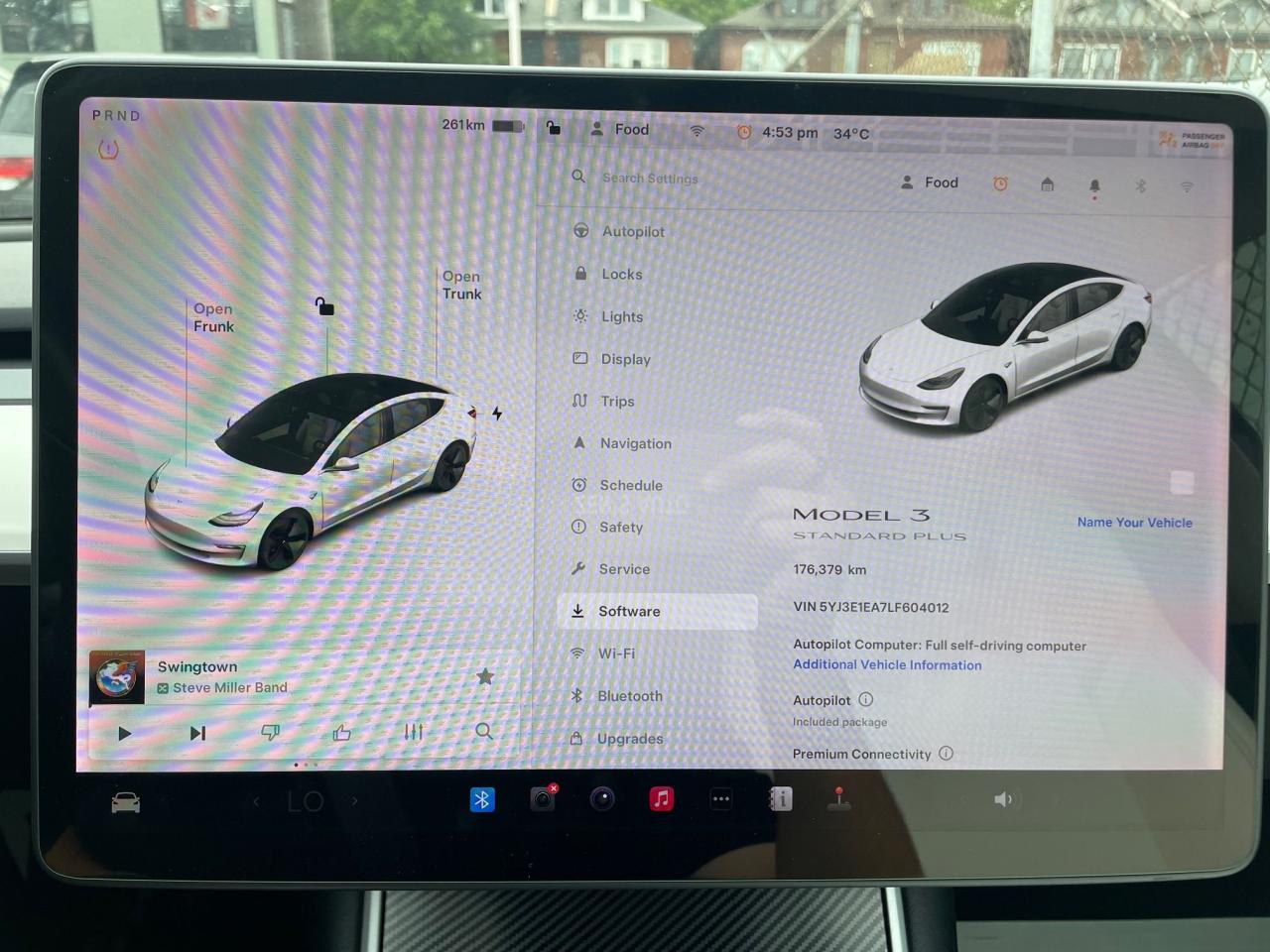 2020 Tesla Model 3 Standard Range Plus *WHITE INTERRIOR, CARBON FIBER - Photo #14