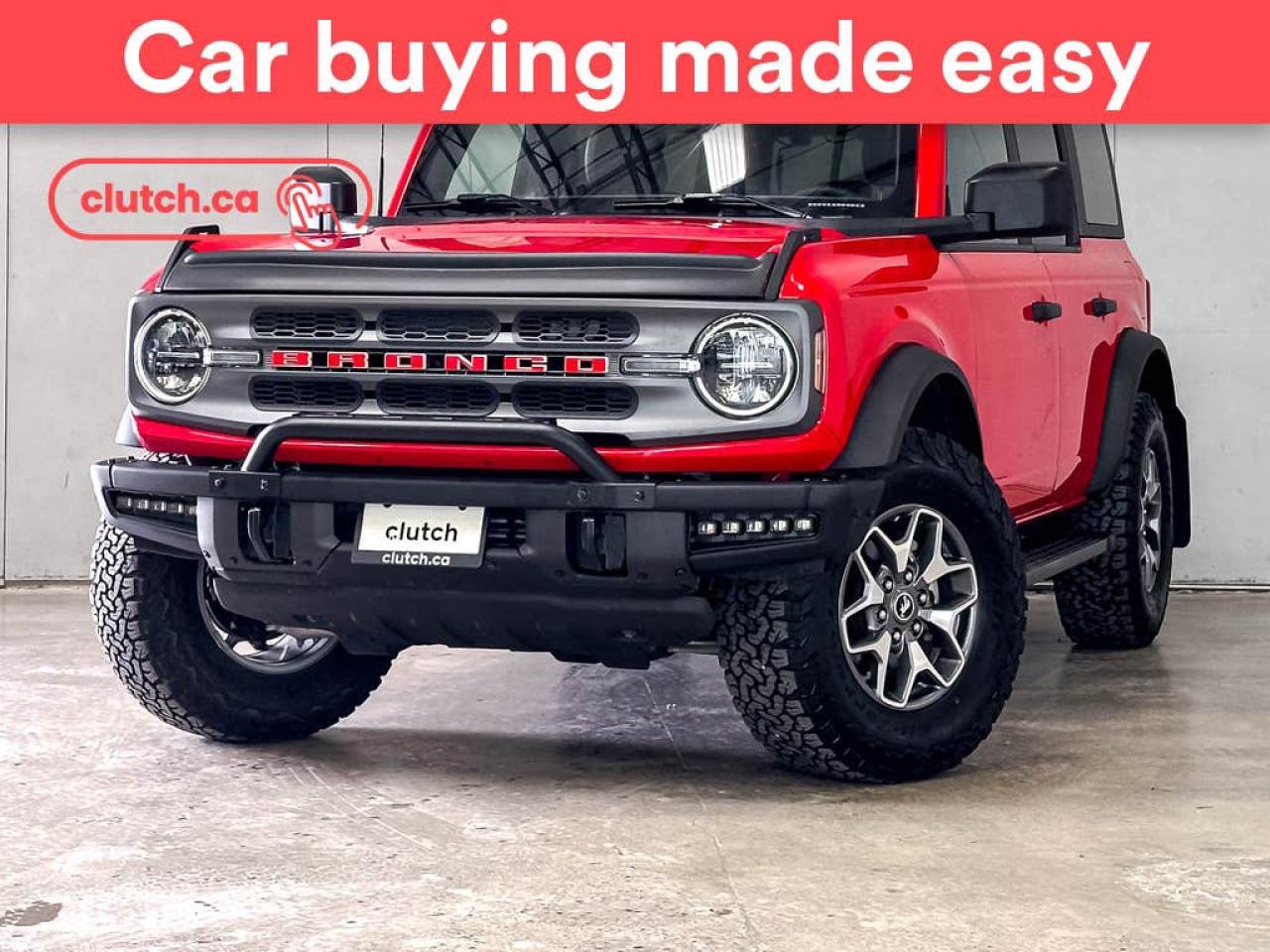 Used 2024 Ford Bronco Big Bend 4x4 w/ Apple CarPlay, Heated Front Seats, Rearview Cam for sale in Toronto, ON