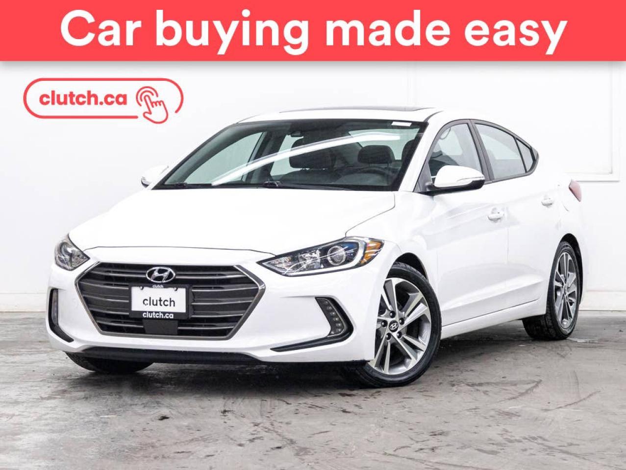 Used 2018 Hyundai Elantra GLS w/ Apple CarPlay & Android Auto, Heated Steering Wheel, Power Moonroof for sale in Toronto, ON