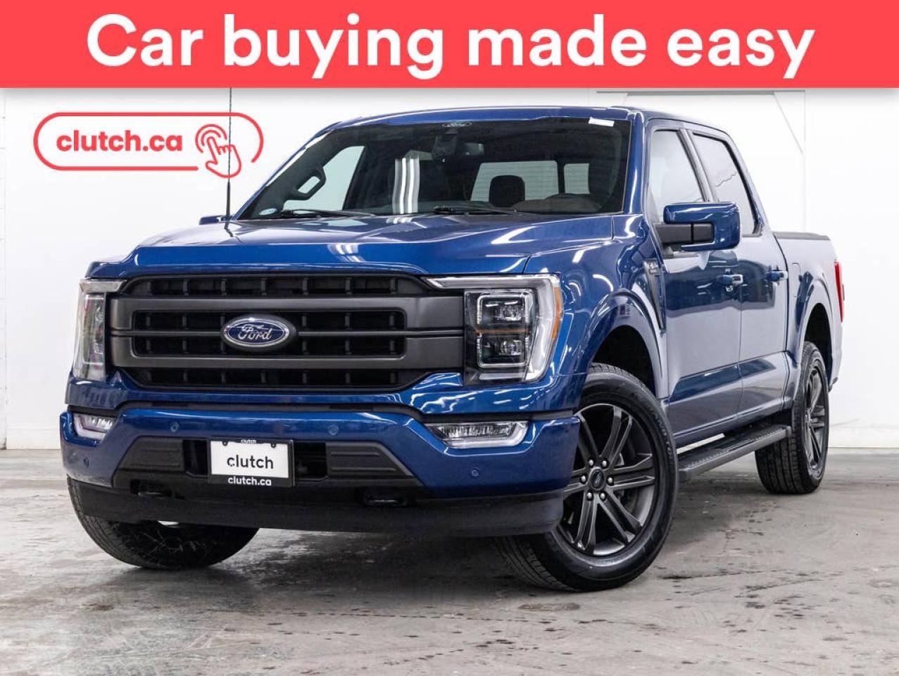 Used 2022 Ford F-150 Lariat SuperCrew 5 1/2 ft 4x4 w/Apple Carplay & Android Auto, Heated Front Seats, Backup Cam for sale in Toronto, ON