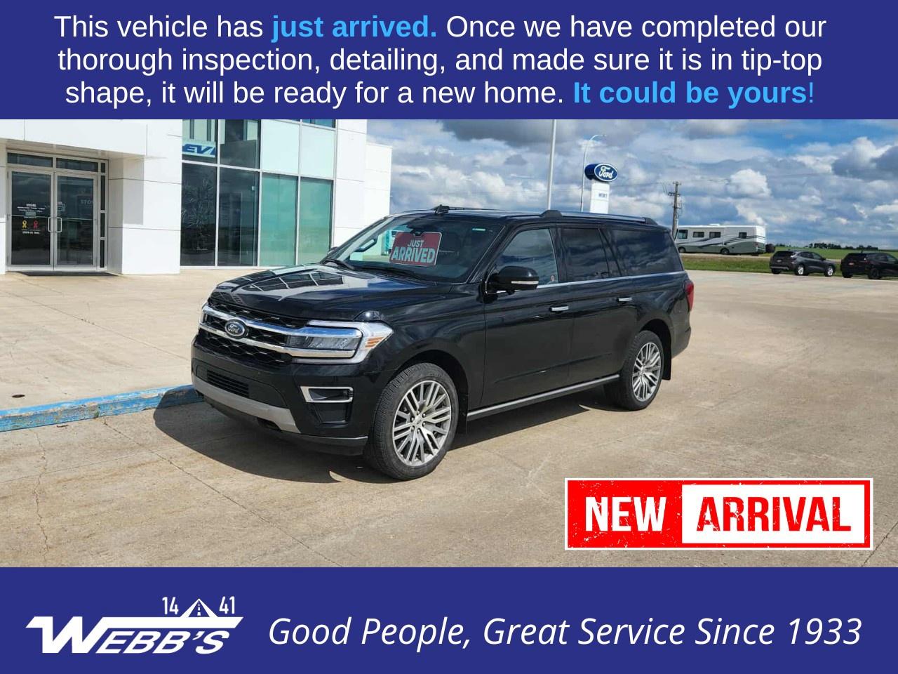 Used 2024 Ford Expedition LIMITED MAX 4X4 for sale in Wainwright, AB