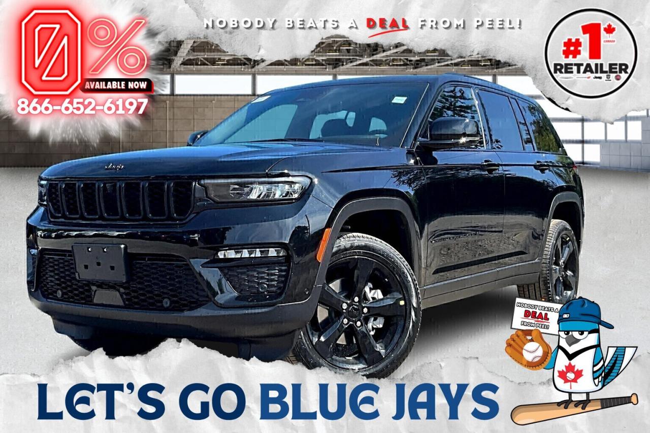 New 2025 Jeep Grand Cherokee LIMITED | Black App Pkg | Pano Roof | LuxTech 2 for sale in Mississauga, ON