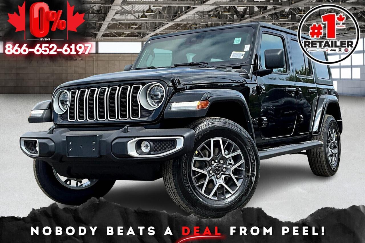 New 2025 Jeep Wrangler Sahara 4DR | Leather | Side Steps | Tech Pkg | 4X4 for sale in Mississauga, ON