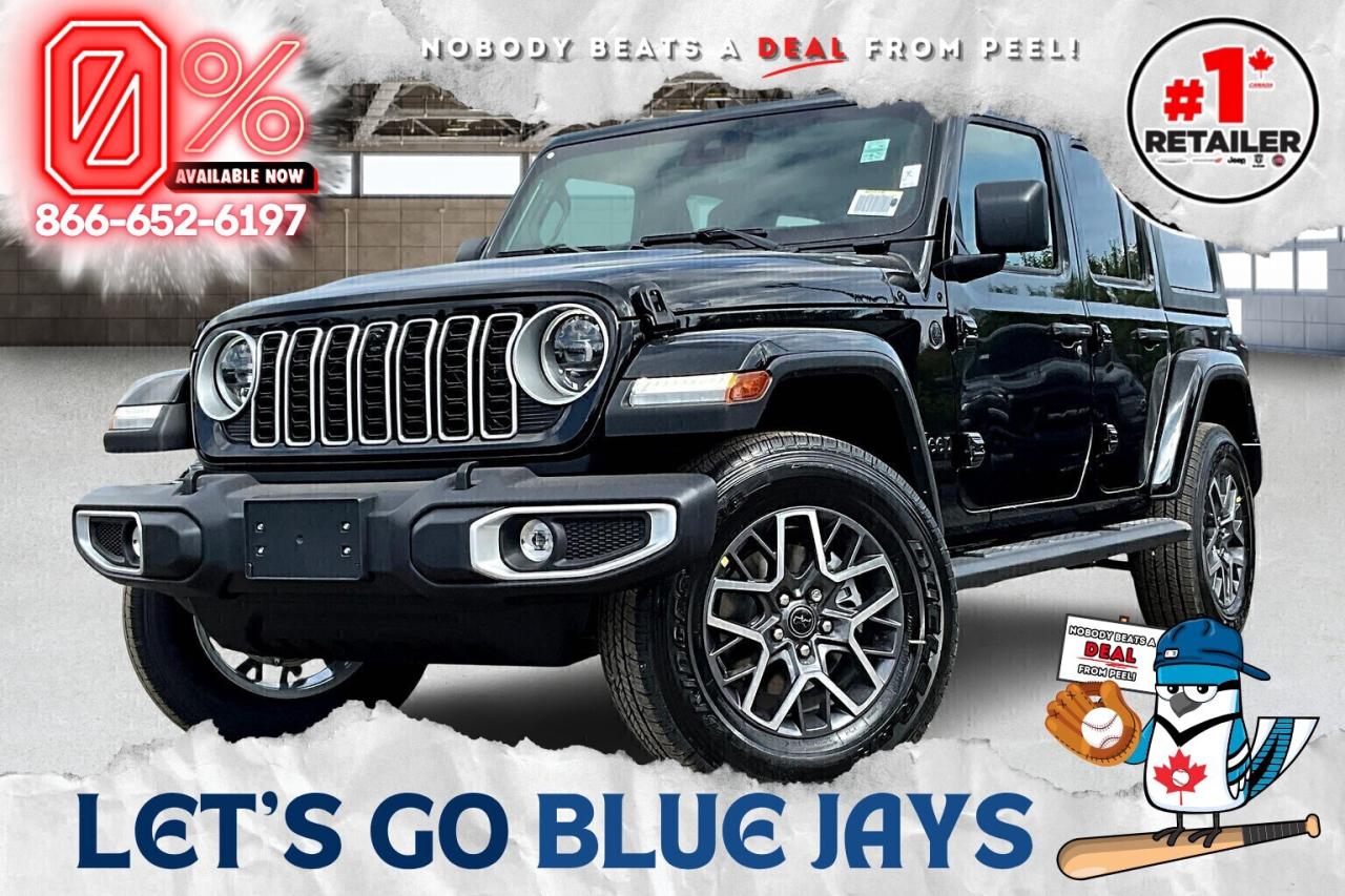 New 2025 Jeep Wrangler Sahara 4DR | Leather | Side Steps | Tech Pkg | 4X4 for sale in Mississauga, ON