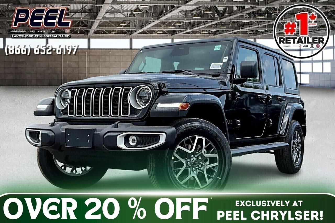 New 2025 Jeep Wrangler Sahara 4DR | Leather | Side Steps | Hardtop | 4X4 for sale in Mississauga, ON