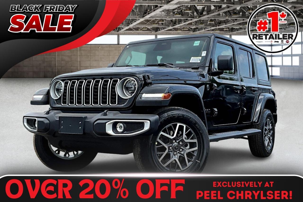 New 2025 Jeep Wrangler Sahara 4DR | Leather | Side Steps | Hardtop | 4X4 for sale in Mississauga, ON