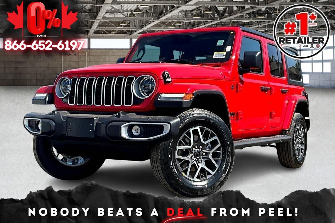 New 2025 Jeep Wrangler SAHARA | Leather | Safety Grp | Hardtop | Steps for sale in Mississauga, ON