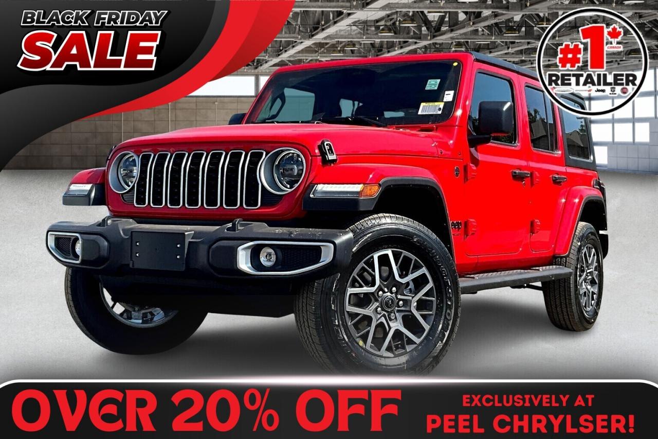 New 2025 Jeep Wrangler SAHARA | Leather | Safety Grp | Hardtop | Steps for sale in Mississauga, ON