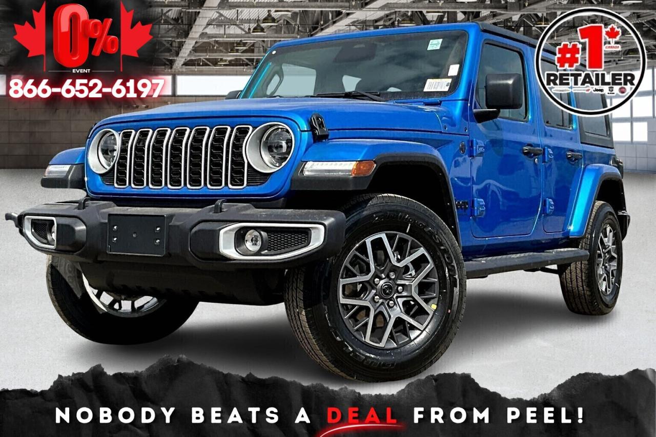 New 2025 Jeep Wrangler SAHARA | Leather | Safety Grp | Hardtop | Steps for sale in Mississauga, ON