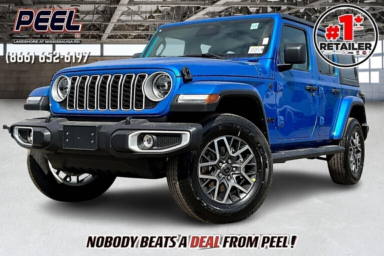 New 2025 Jeep Wrangler SAHARA | Leather | Safety Grp | Hardtop | Steps for sale in Mississauga, ON