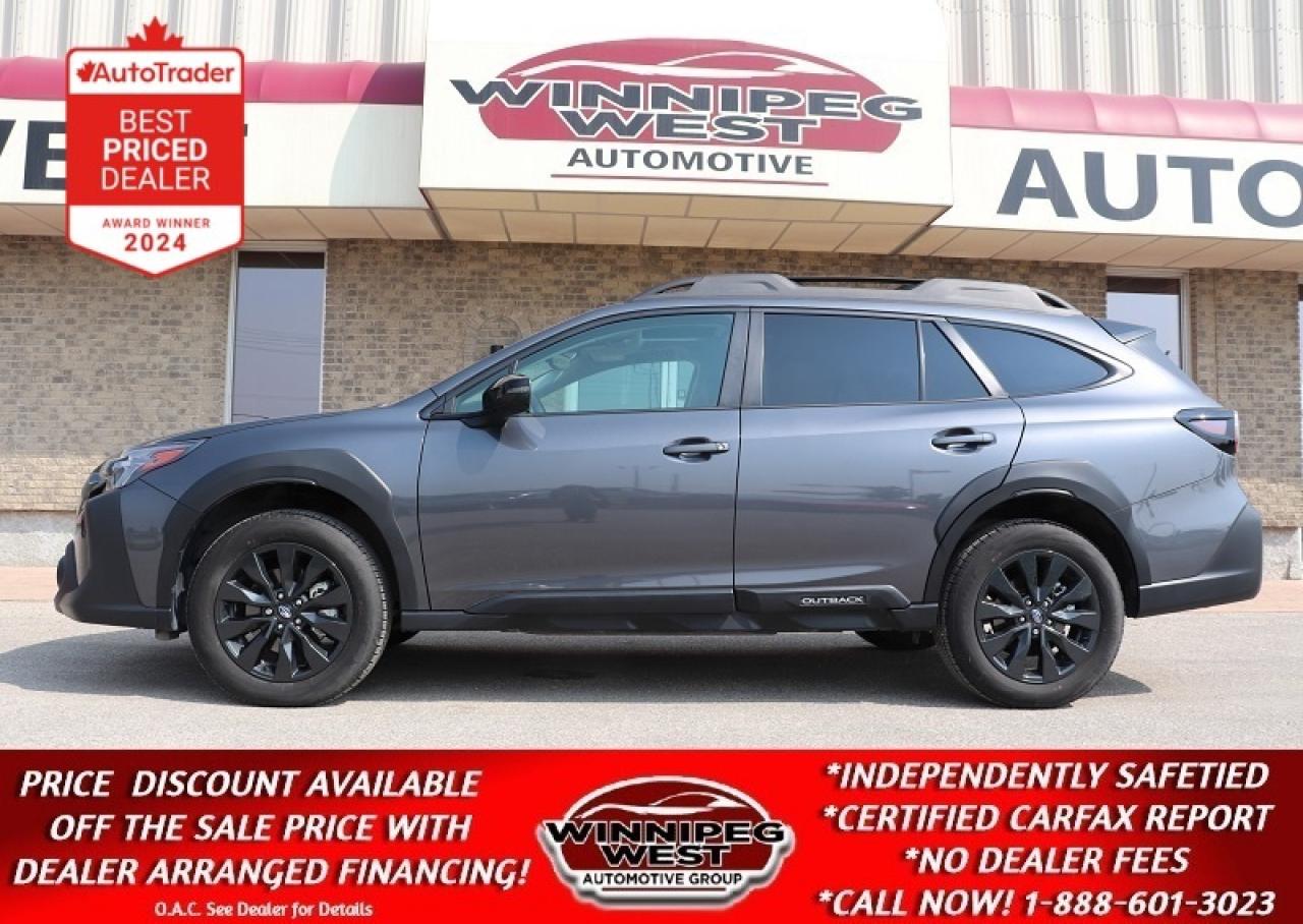 Used 2024 Subaru Outback LOCAL MANITOBA, LOADED OUTBACK ONYX EXTRA CLEAN!! for sale in Headingley, MB