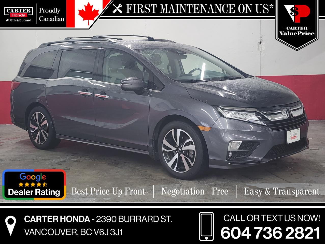 Used 2020 Honda Odyssey Touring Auto for sale in Vancouver, BC