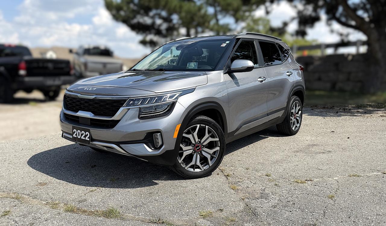 Used 2022 Kia Seltos SX Turbo AWD w-Black Interior | NAVIGATION | BOSE for sale in Waterloo, ON