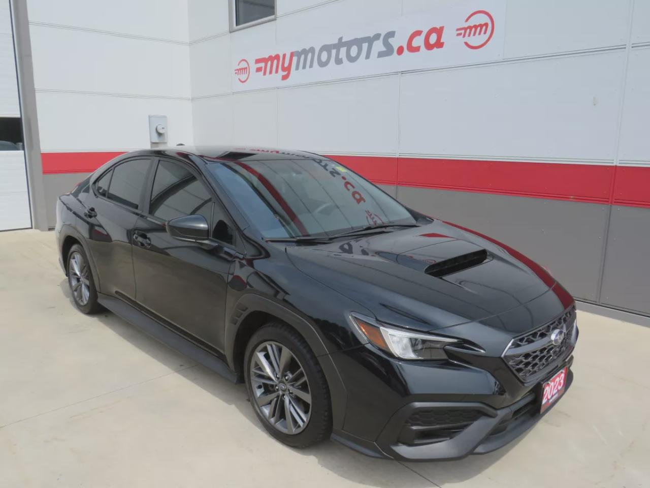 Used 2023 Subaru WRX WRX BASE (**ONE OWNER!!**CLEAN TITLE/NO ACCIDENTS!!**AWD**MANUAL TRANSMISSION**ALLOY RIMS**LEATHER WRAPPED STEERING WHEEL**REVERSE CAMERA**HEATED SEATS**DIGITAL TOUCHSCREEN**CRUISE CONTROL**BLUETOOTH**) for sale in Tillsonburg, ON