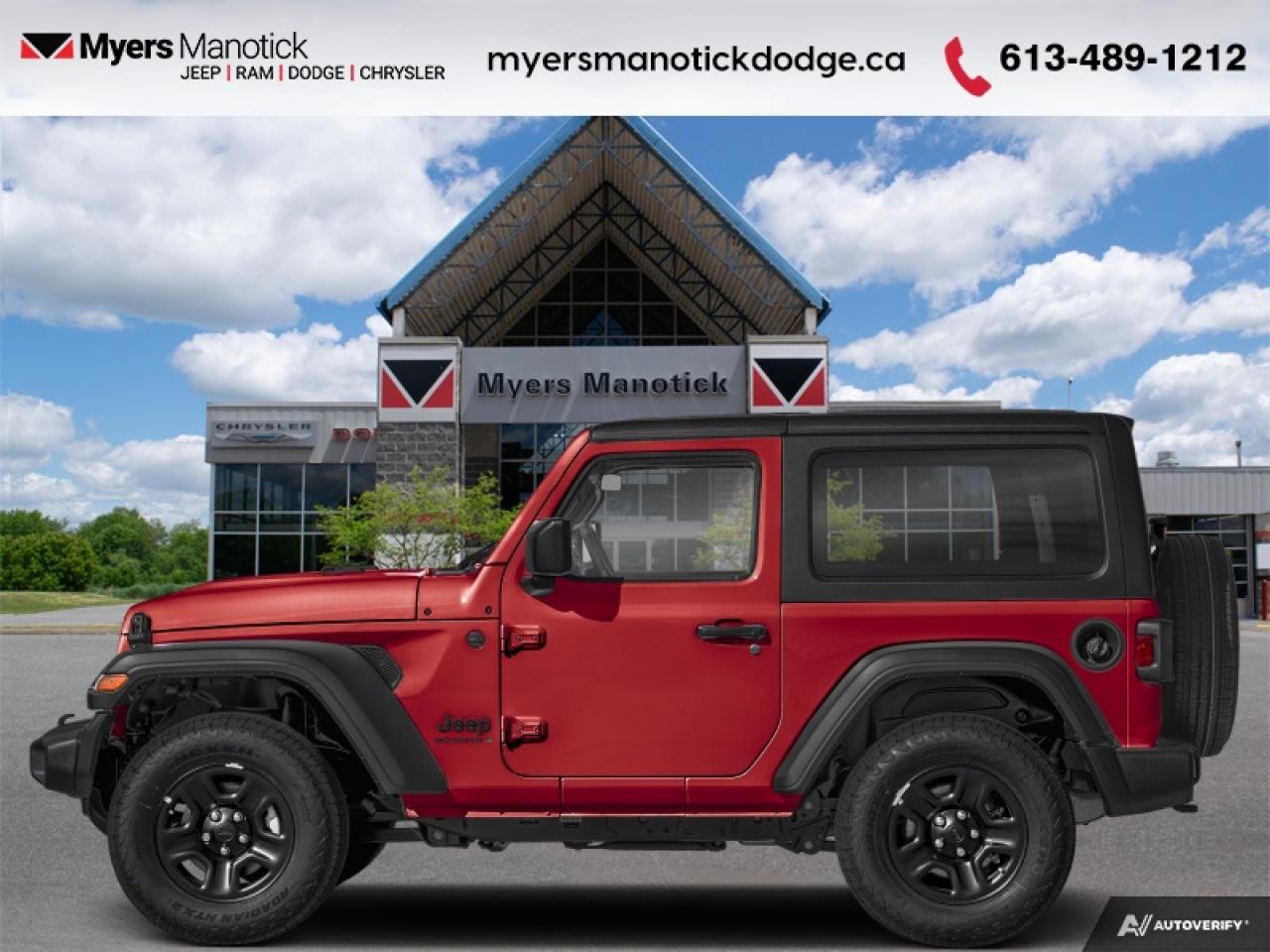 New 2025 Jeep Wrangler Willys  - Mobile Hotspot -  Proximity Key for sale in Ottawa, ON