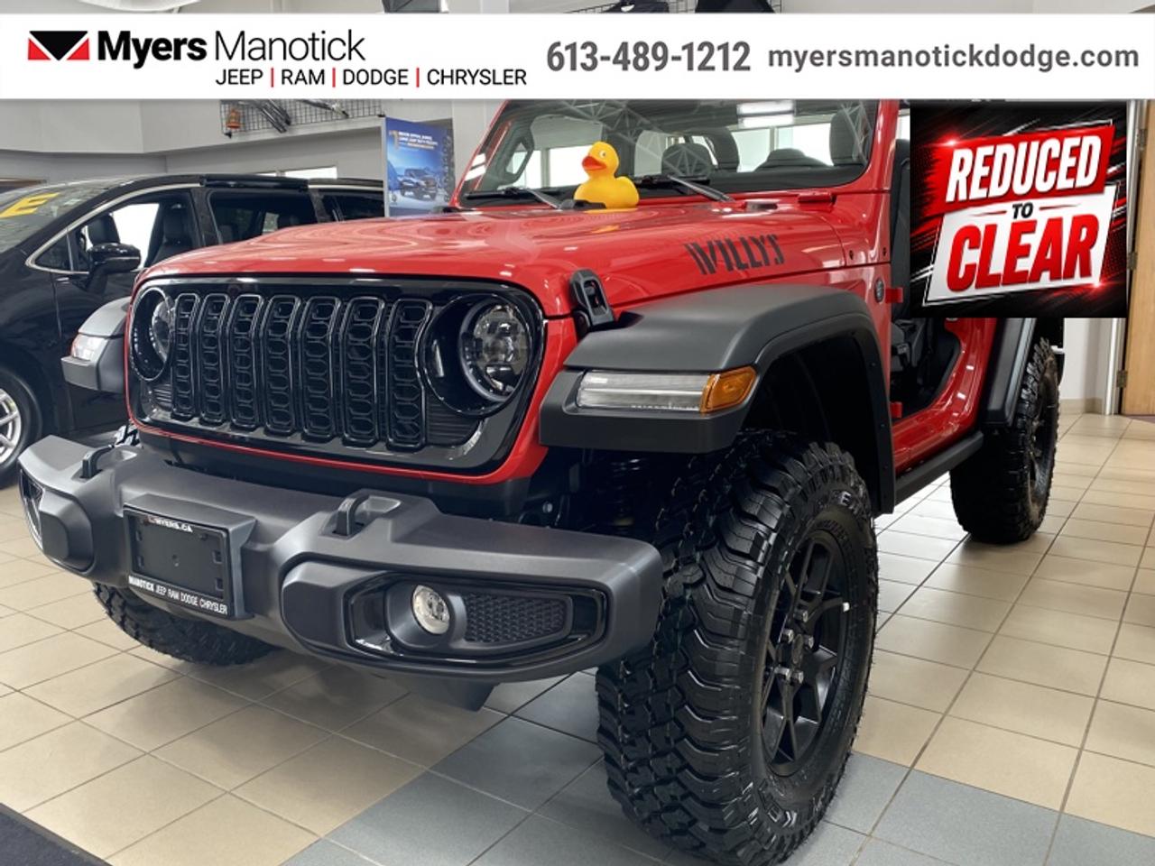 2025 Jeep Wrangler Willys  - Mobile Hotspot -  Proximity Key Photo0