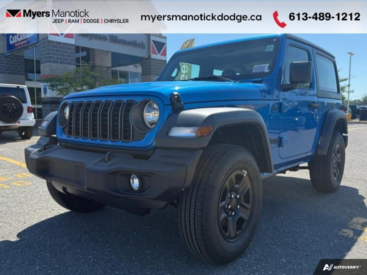 New 2025 Jeep Wrangler Sport  - Freedom Top for sale in Ottawa, ON