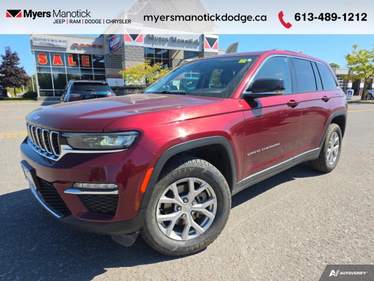 Used 2023 Jeep Grand Cherokee Limited  - Leather Seats for sale in Ottawa, ON