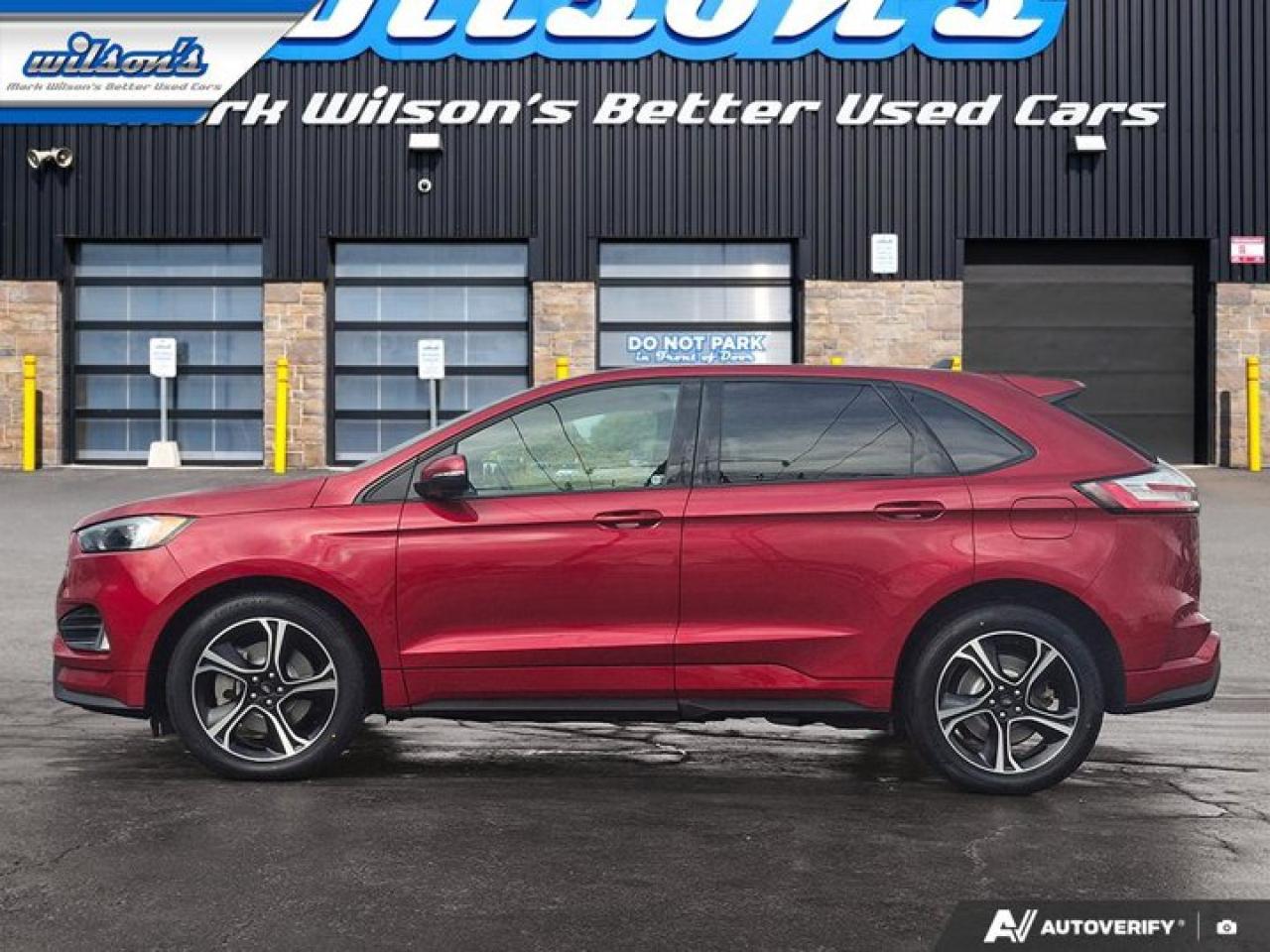 2023 Ford Edge ST AWD | Split Leather/Suede | Cruise | Heated Wheel + Seats | 20" Alloys | and More ! Photo