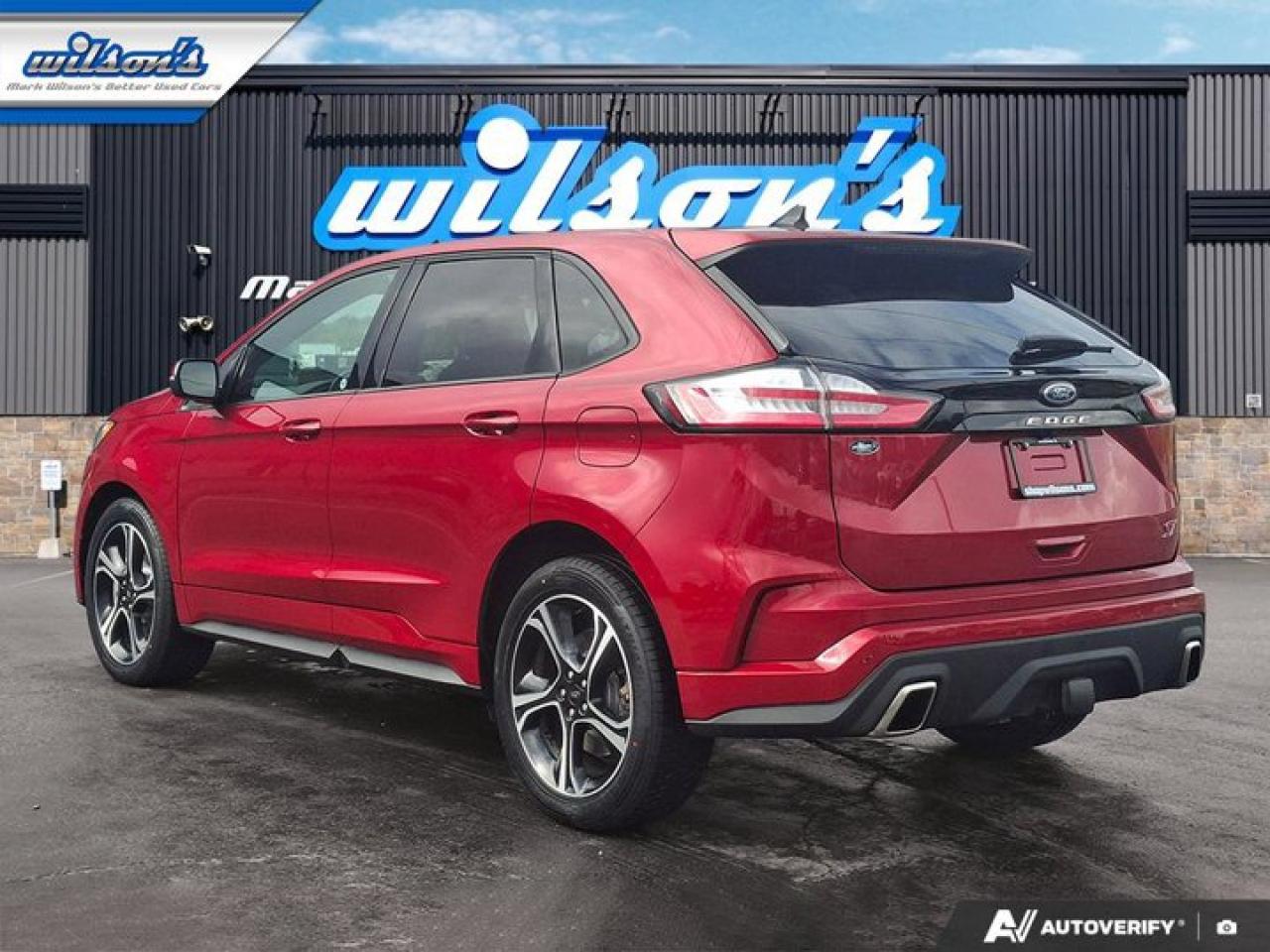 2023 Ford Edge ST AWD | Split Leather/Suede | Cruise | Heated Wheel + Seats | 20" Alloys | and More ! Photo
