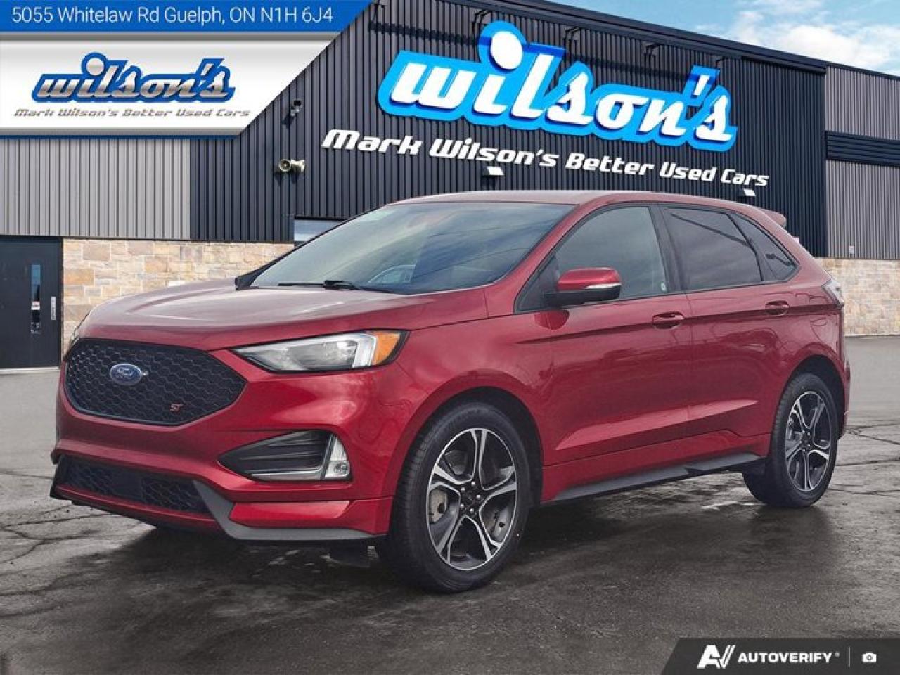 Used 2023 Ford Edge ST AWD | Split Leather/Suede | Cruise | Heated Wheel + Seats | 20