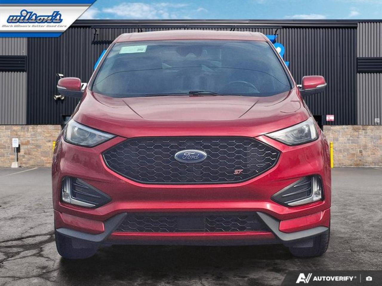 2023 Ford Edge ST AWD | Split Leather/Suede | Cruise | Heated Wheel + Seats | 20" Alloys | and More ! Photo