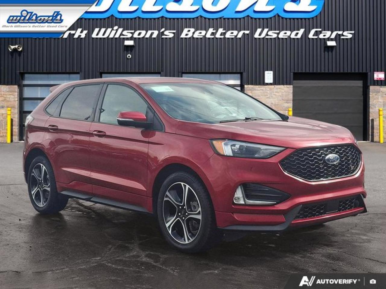 2023 Ford Edge ST AWD | Split Leather/Suede | Cruise | Heated Wheel + Seats | 20" Alloys | and More ! Photo
