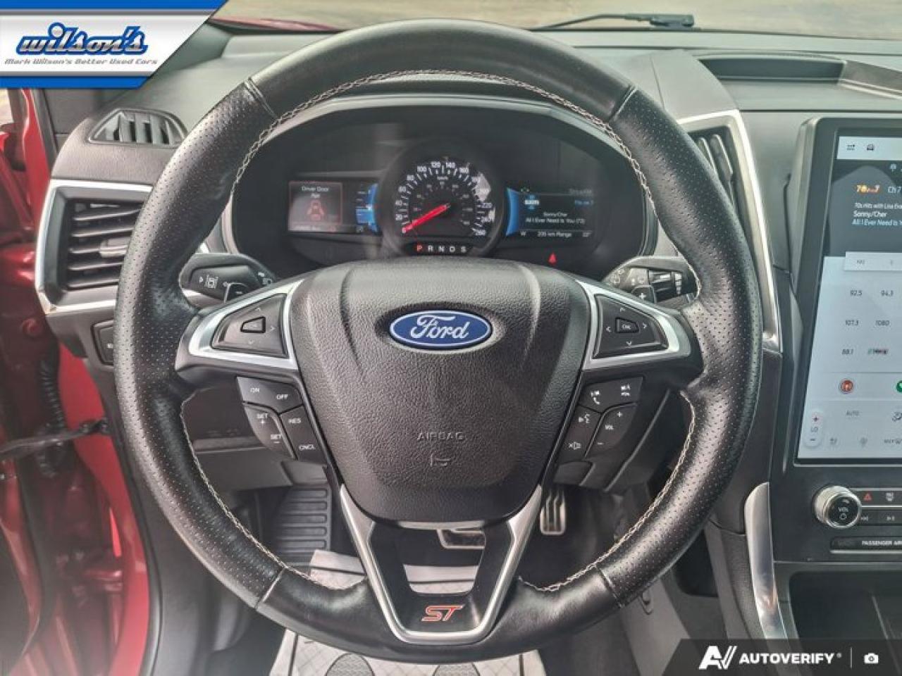 2023 Ford Edge ST AWD | Split Leather/Suede | Cruise | Heated Wheel + Seats | 20" Alloys | and More ! Photo