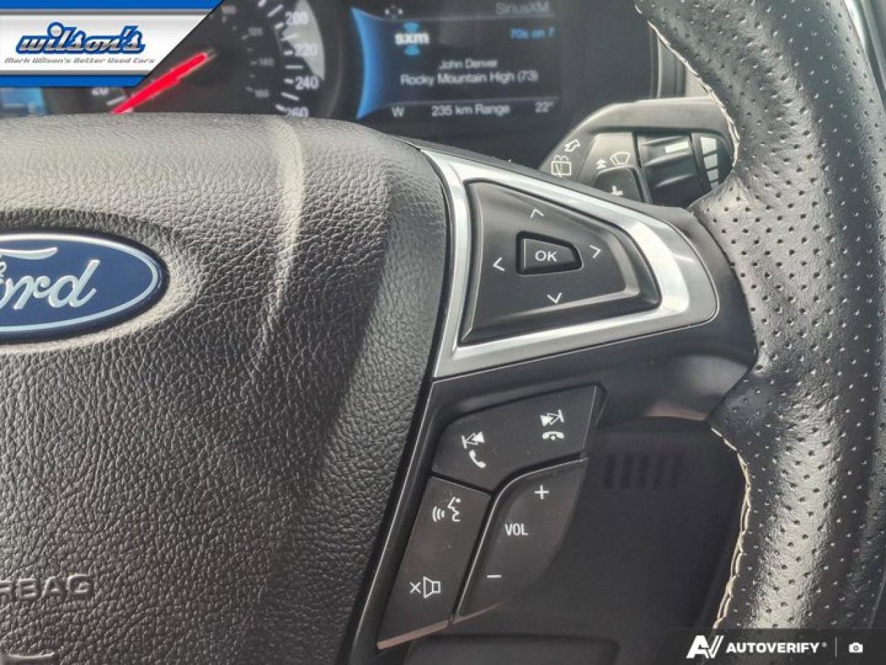 2023 Ford Edge ST AWD | Split Leather/Suede | Cruise | Heated Wheel + Seats | 20" Alloys | and More ! Photo