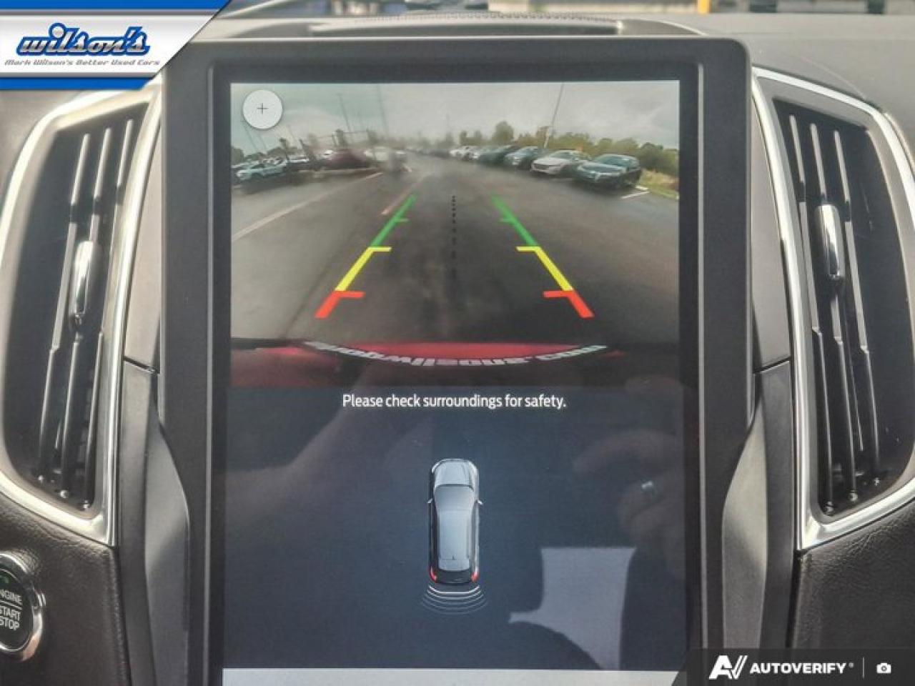 2023 Ford Edge ST AWD | Split Leather/Suede | Cruise | Heated Wheel + Seats | 20" Alloys | and More ! Photo