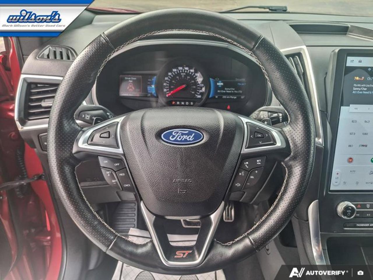 2023 Ford Edge ST AWD | Leather/Suede | Twenties | Heated Wheel + Seats | and More ! Photo