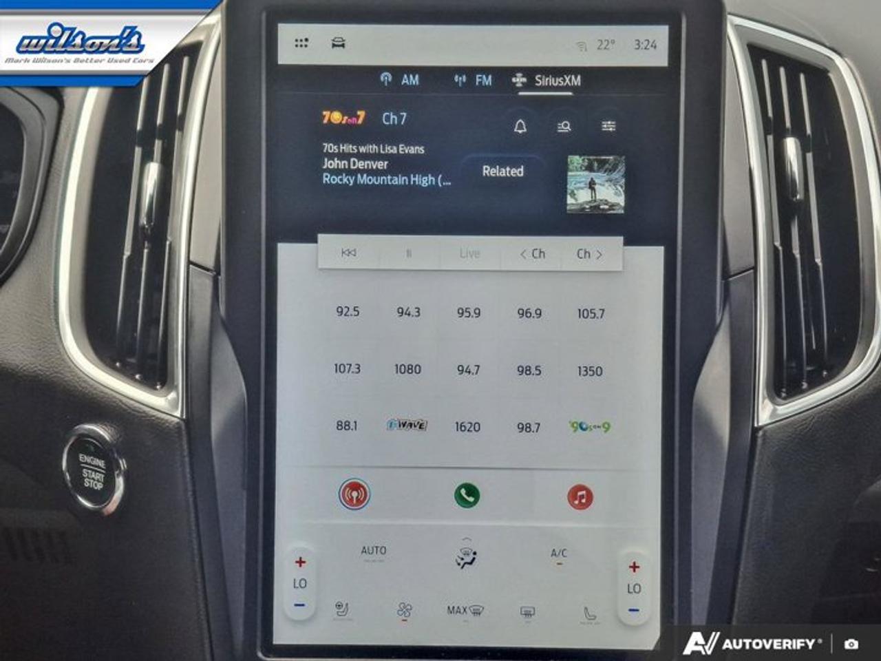 2023 Ford Edge ST AWD | Leather/Suede | Twenties | Heated Wheel + Seats | and More ! Photo