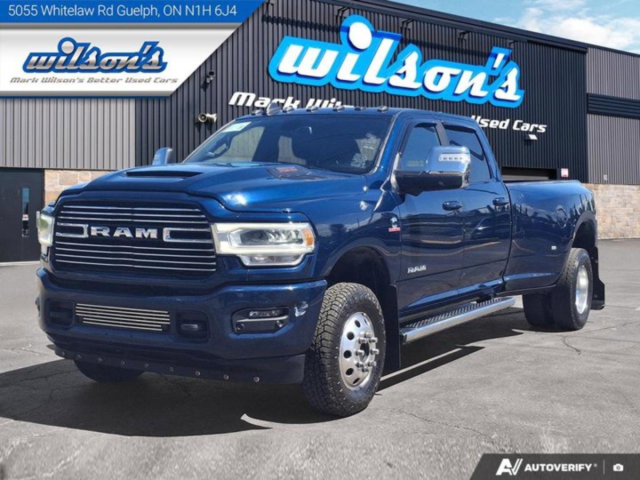 Used 2024 RAM 3500 Laramie Crew DRW Dually | 6.7L Cummins Diesel | AISIN HD Trans | Tow Tech Pkg | 5th Wheel Prep | for sale in Guelph, ON