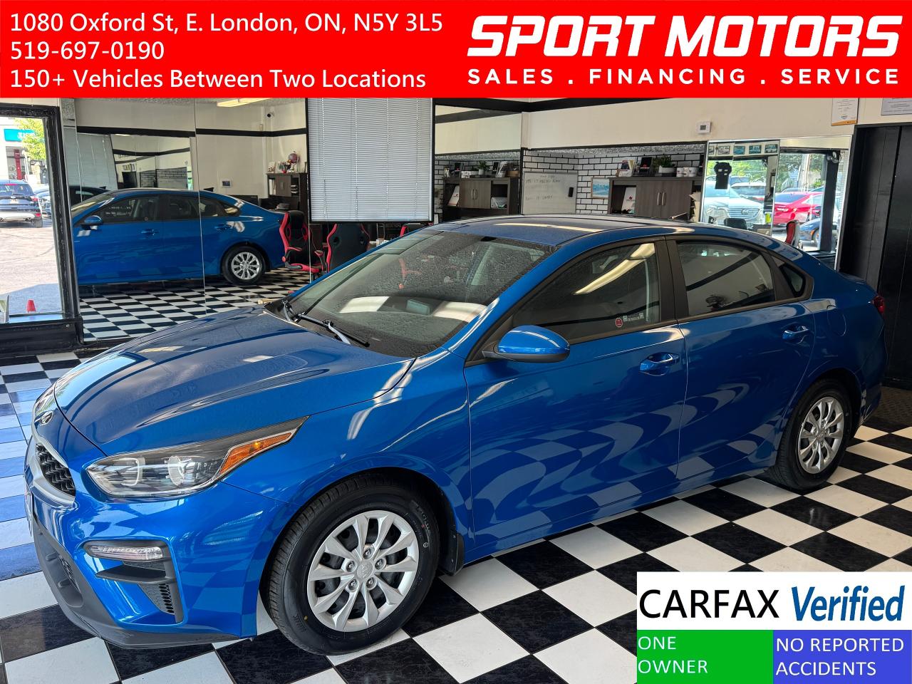 Used 2021 Kia Forte LX+New Tires+Brakes+ONE OWNER+CLEAN CARFAX for sale in London, ON