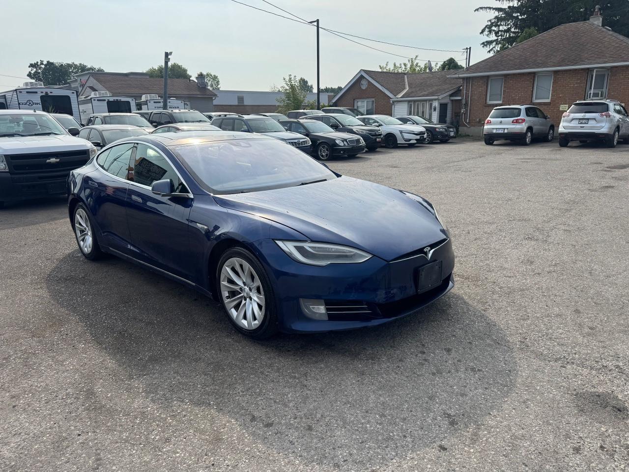 2016 Tesla Model S AS IS, 90D, EX TESLA SERVICE, BLUE, NO REAR SEATS - Photo #7