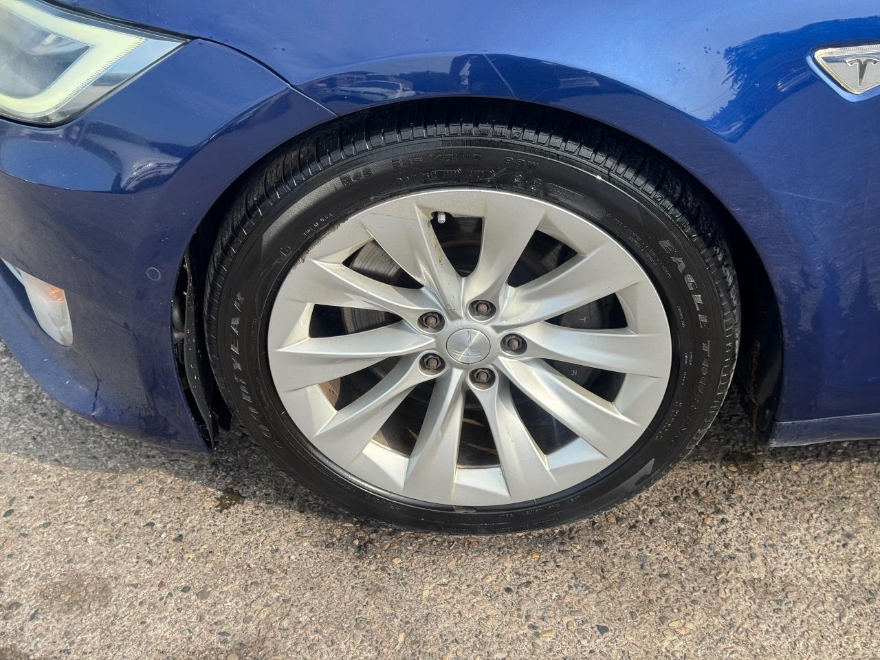 2016 Tesla Model S AS IS, 90D, EX TESLA SERVICE, BLUE, NO REAR SEATS - Photo #9